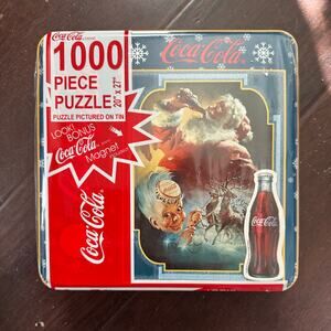 90s brand new sealed coke Christmas puzzle